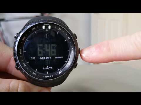 Suunto Core: Changing the Time and Date