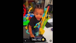Cardi B & Offset kids Wave & Kulture being Cute & Wave can Count