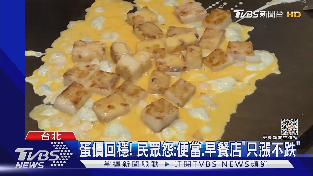 蛋價回穩! 民眾怨:便當、早餐店「只漲不跌」