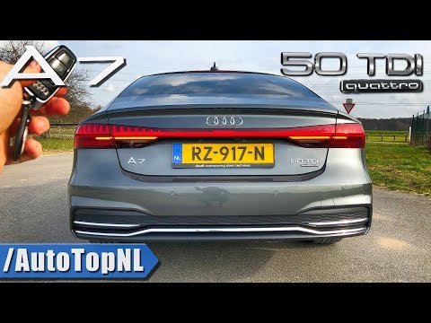 2019 AUDI A7 SPORTBACK 50 TDI Review POV Test Drive on AUTOBAHN & ROAD by AutoTopNL
