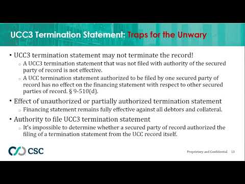 UCC3 Amendments The Essentials