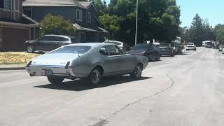 1969 Oldsmobile 442 Sport Coupe W-30 4-Speed - Driving Video