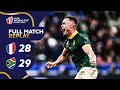 Springboks Knock Out Hosts In Epic France V South Africa Rugby World Cup 2023 Full Match Replay