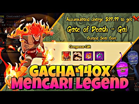 Mencoba Keberuntungan !! Gacha 140x Mencari SSR Limit - Beast Power Night Ninjas