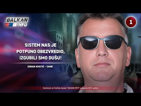 INTERVJU: Zoran Kostić Cane - Sistem nas je potpuno obezvredio, izgubili smo dušu! (02.09.2017)