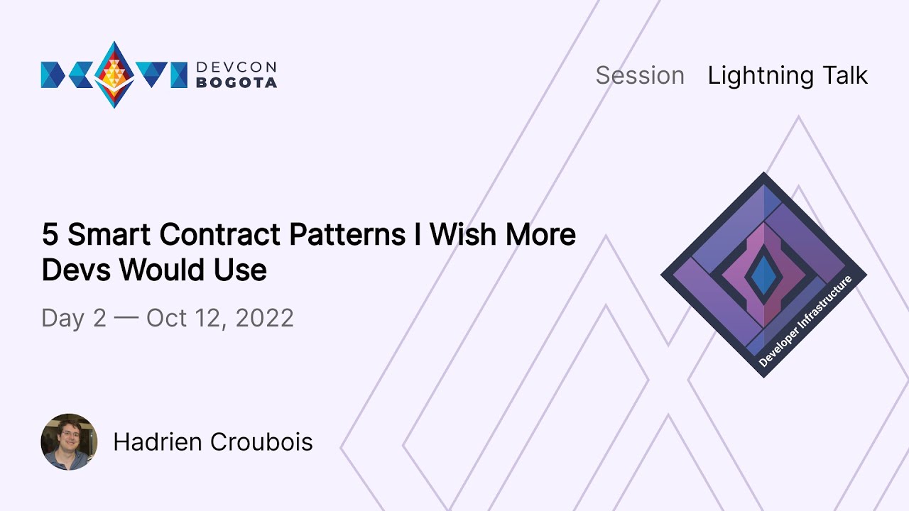 5 Smart Contract Patterns I Wish More Devs Would Use preview