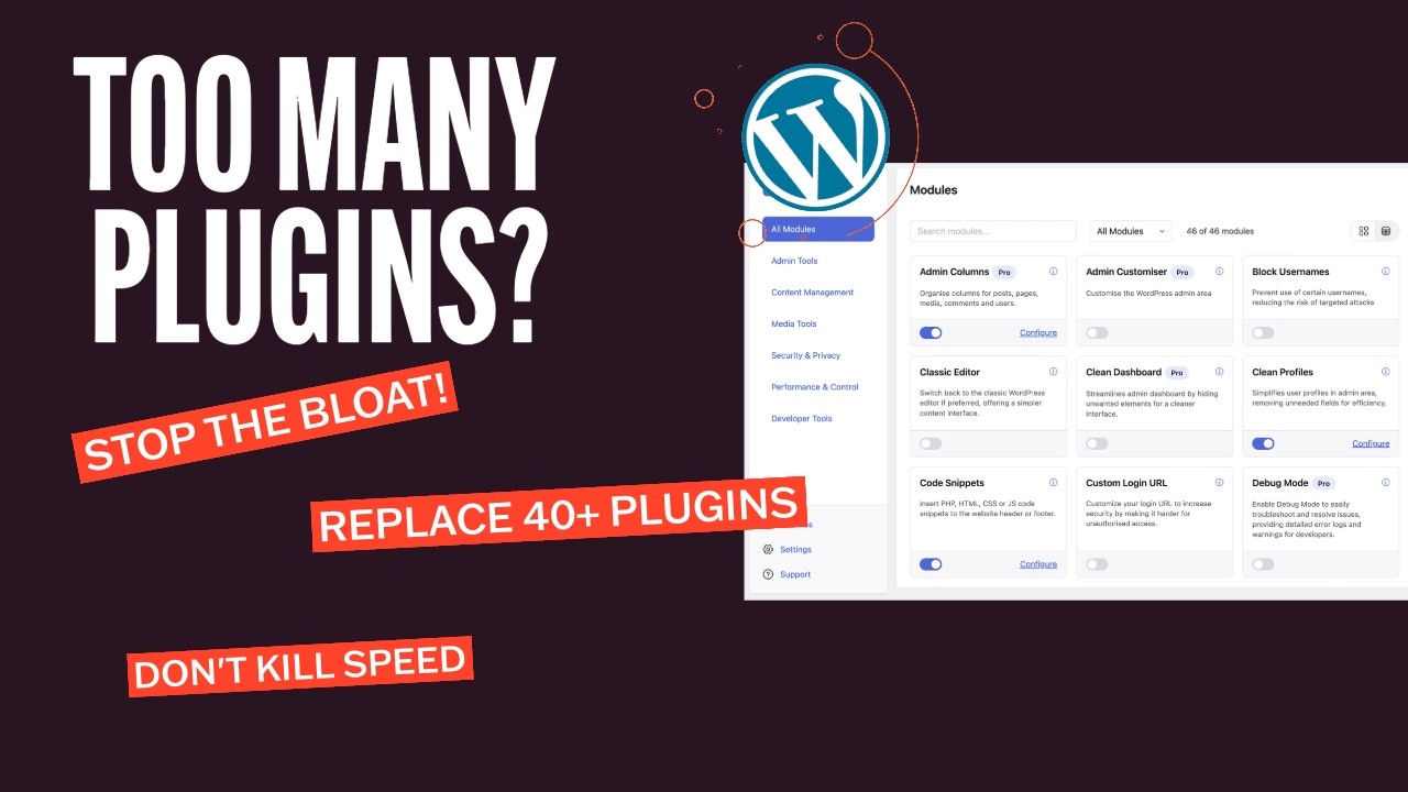 Stop Installing So Many Plugins! 🛑 WP Extended Is The Only Toolkit You Need!