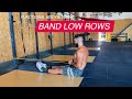 Band Low Rows