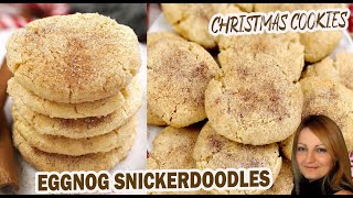 How to Make Eggnog Snickerdoodles | Easy Christmas Cookies