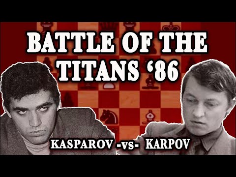 1986 World Championship: Kasparov vs Karpov