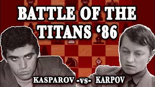 1986 World Championship: Kasparov vs Karpov