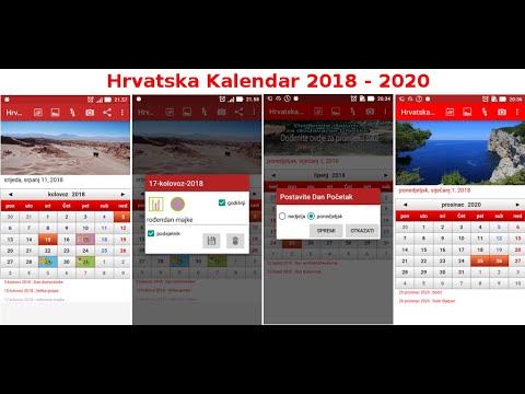Croatia Calendar 2024 Video