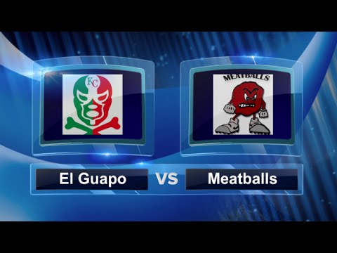 El Guapo vs Meatballs - Pool Play - Music City Kickball Open Open #MCKO2014