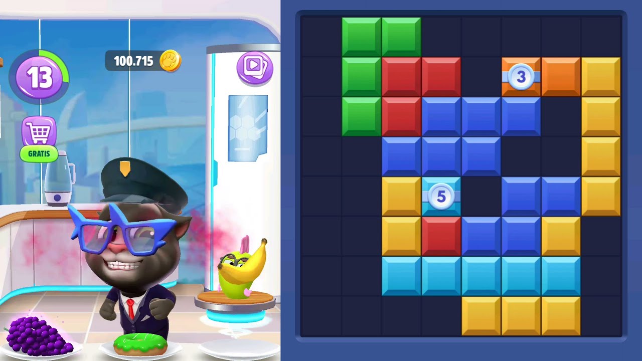 Game Block Blast and My Talking Tom 2 - Best Games - Android Samsung Galaxy A05 Game Block Blast and My Talking Tom 2 - Best Games - Android Samsung Galaxy A05