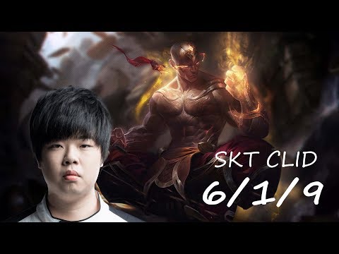 SKT Clid Stream: Clid Leesin KDA 6/1/9, Jan 10, 2019.