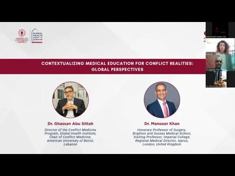 CMP | Contextualizing Medical Education for Conflict Realities - Global Perspectives