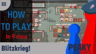 Blitzkrieg! - How to play Video - Peaky Boardgamer