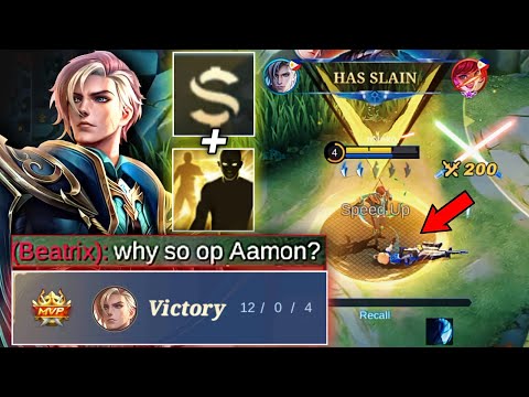 GOLD LANE AAMON + FLICKER! THE STRONGEST META IN GOLD LANE - AAMON OFFLANE BUILD 2022
