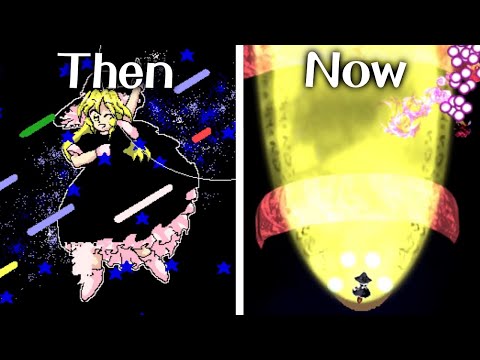 Evolution of Bombs in Touhou Games (1-19)
