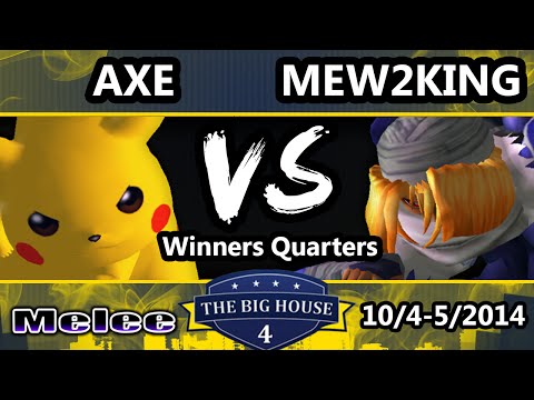 The Big House 4 - Mew2King (Sheik) Vs. Axe (Pikachu) - Winners Quarters - SSBM