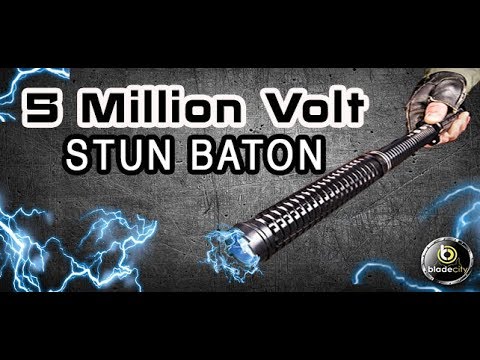 5 Million Volt Stun Gun Baton For Self Defense
