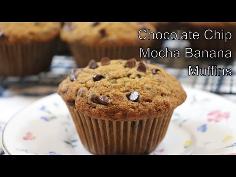 Chocolate Chip Mocha Banana Muffins | Easy Muffin Recipe | MOLCS Easy Recipes