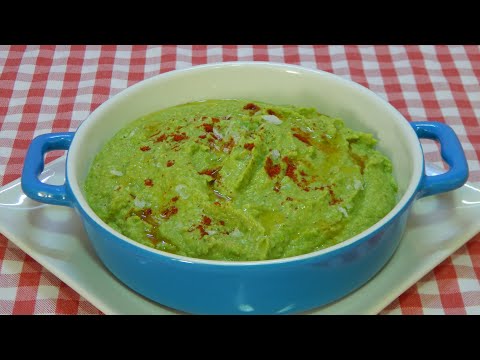 Cómo hacer hummus de guisantes un paté vegetal ideal para Dipear