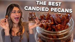 ZERO SUGAR Candied Pecans! Low Carb and Easy