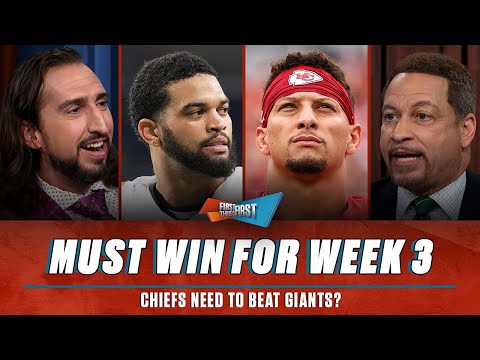 Chiefs in ‘obvious’ Must-Win vs. Giants, ‘Sky could fall’ for Bears or Cowboys | FIRST THINGS FIRST