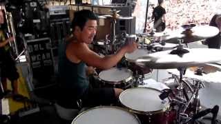 We Came As Romans Drummer Eric Choi LIVE! Warped Tour 2013 Mesa, AZ