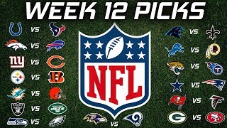 NFL Week 12 Picks