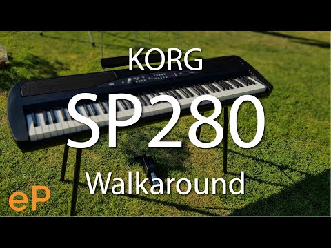 Korg SP-280 BK 88-Key Digital Piano 2013 - Present - Black image 3