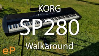 Korg SP280 Piano Walkaround Guide