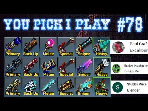 You Pick,I Play! #78 - Pixel Gun 3D (Can we get 400 likes?)