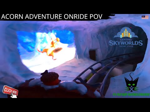 ACORN ADVENTURE: Ice Age Coaster Onride POV at Genting SkyWorlds 2025! 🇲🇾