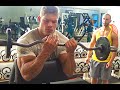 Road To Arnold Classic #2 - Tanning - Three Classic Bodybuilders working the BACK and BICEPS