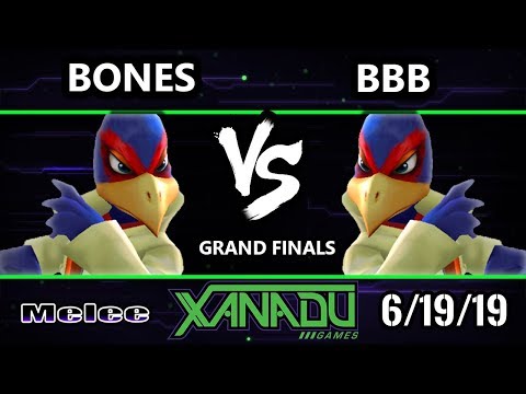 S@X 307 SSBM - Bones [W] (Falco) Vs. BBB [L] (Falco) Smash Melee Grand Finals