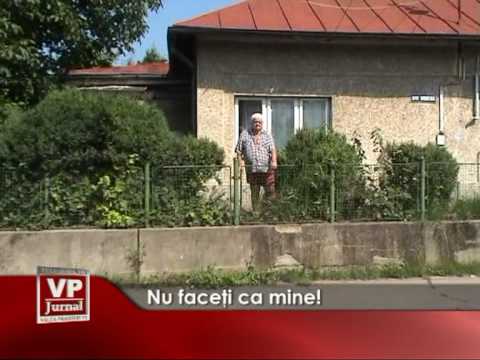 Nu faceţi ca mine!