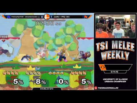 [TSI Weekly] FoxCapacitor + WhangChang (B) vs. PRZ + Zamu (R) SSBM Doubles GFs