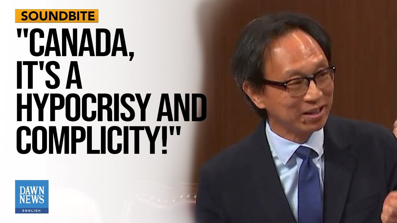 Senator Yuen Pau Woo Condemns Canada's Complicity In "Slaughter of Palestinians" | Dawn News English