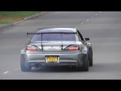 Modified Cars Leaving a Car Show - TRAX Silverstone 2018