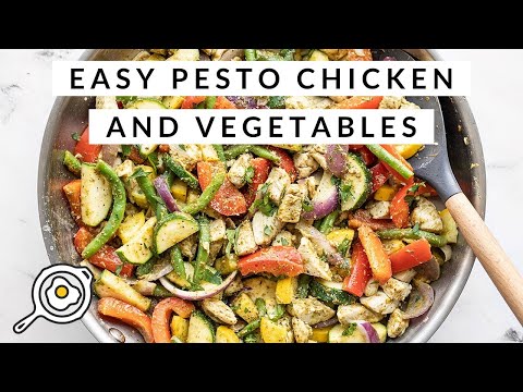 Pesto Chicken and Vegetables