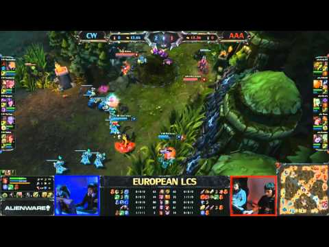 League of Legends LCS EU 2013 W4 CW vs AAA