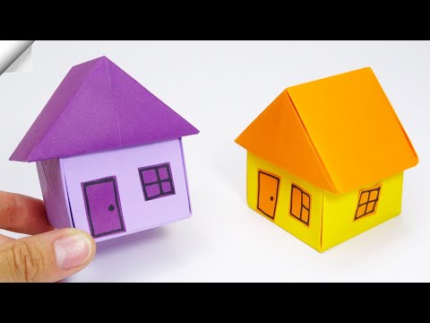 How To Make Easy Paper House DIY paper toys