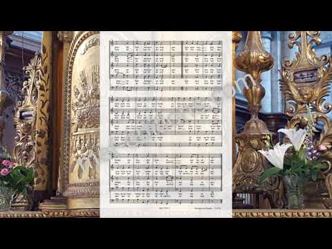 Henry Du Mont : Motet baroque pour choeur SATB : Puisque la grâce