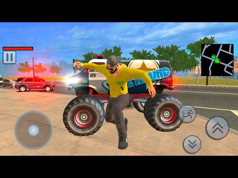 Escaping From US Police Officer SUV Car in Open City - Brasil Tuning 2 - Android IOS Gameplay.