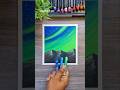 🌌 Easy Northern Lights Drawing | Oil Pastel Art for Beginners #art #drawing  #oilpastel