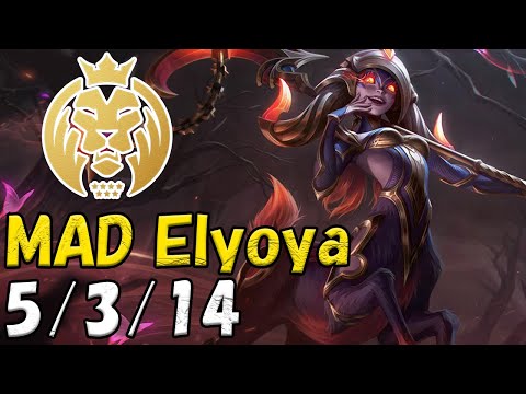 MAD Elyoya リリア(Lillia) VS ヴィエゴ(Viego) JG patch 13.8 EUW RANK