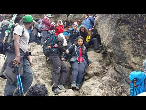 Kilimanjaro trekking via machame route