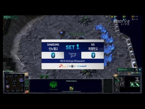 SPL [12.18]  RorO(Samsung) vs zenio(EGTL) 1SET / WCS Antiga Shipyard - Starcraft 2